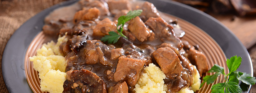 Beef Stew & Mashed Potatoes