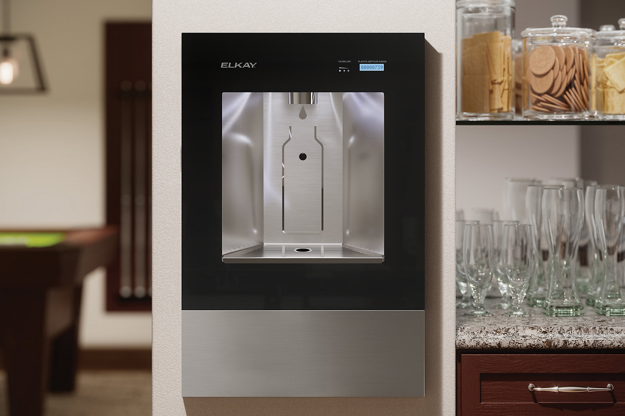 Elkay ezH20® Liv Built in Wall Mount Filtered Water Dispenser