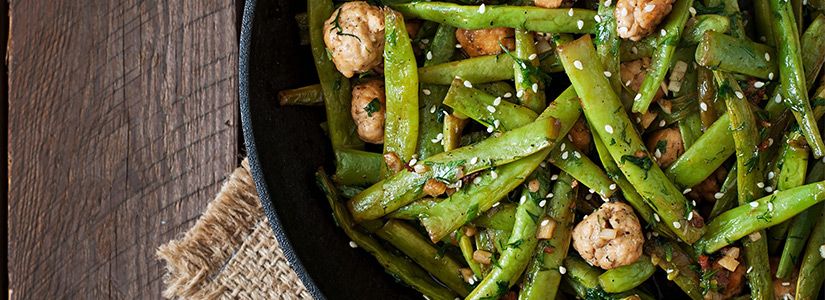 Green Beans & Chicken Bowl