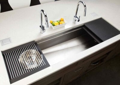 Galley Sink IWS 6 graphite wood composite culinary kit
