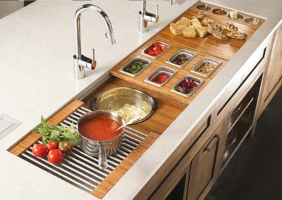Galley Sink IWS 6 large stainless steel kitchen sink buffet