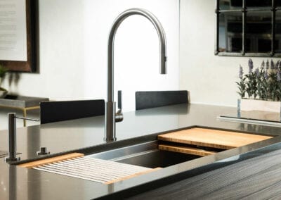 Galley Sink IWS4SBA with PVD Gun Metal Gray Tap