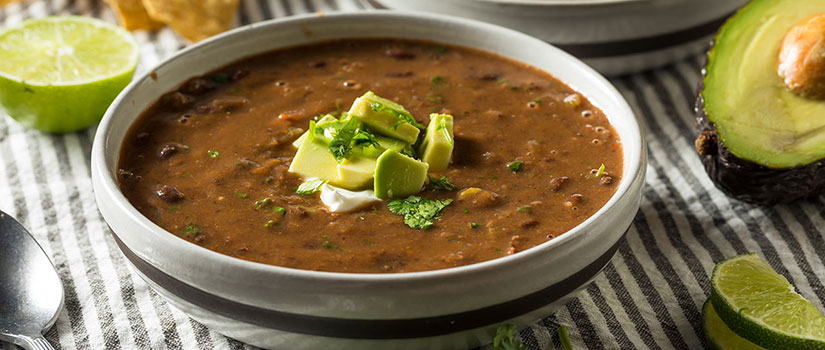 Black Bean Chili - Recipes from Kitchen Designs by Ken Kelly Clients