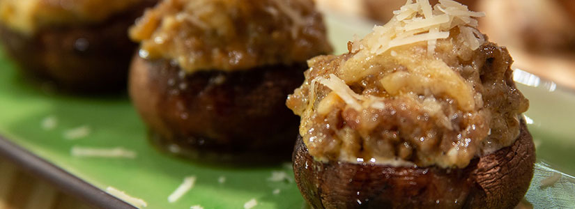 Grace’s Stuffed Mushrooms