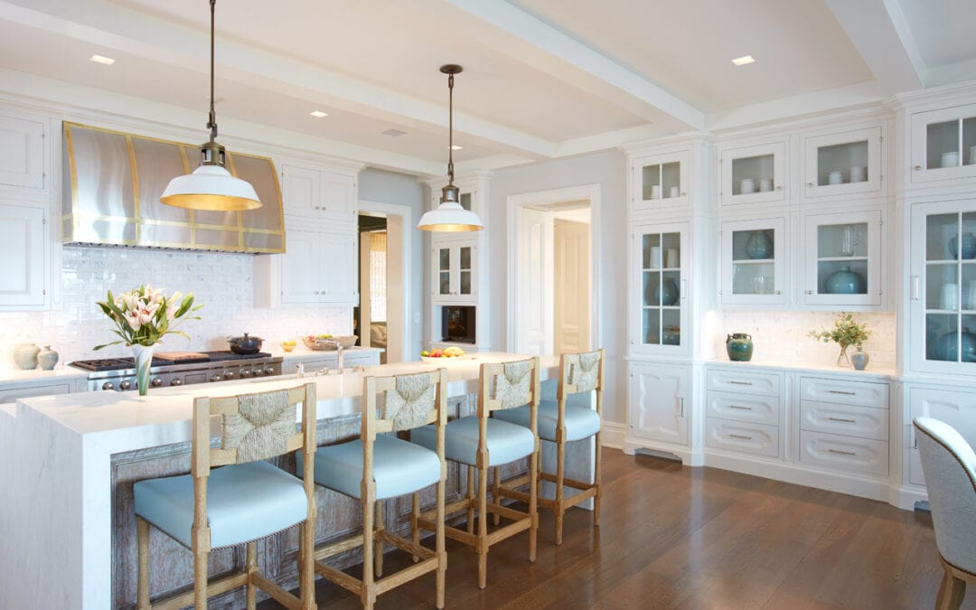 Custom White Luxurious Kitchen Remodel