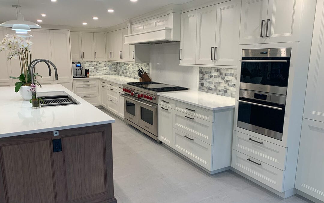 We Created a Moving Kitchen Tile Backsplash!