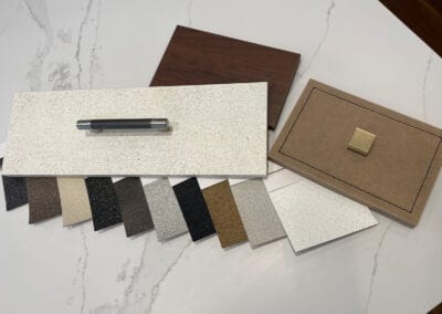 leather cabinet panels ideas and sample leathers