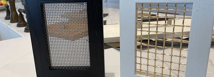 Cabinet Surface Insert with Wire Grill