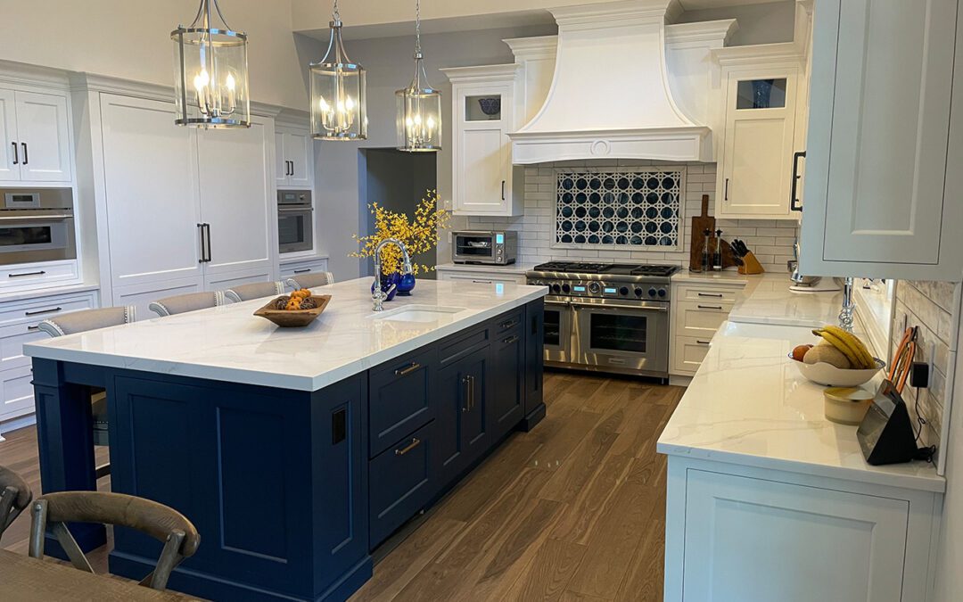 Admiral Blue White Luxury Kitchen