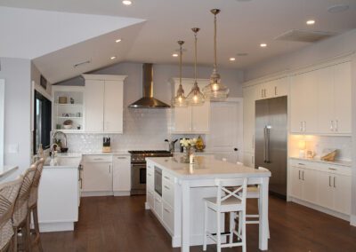 White Kitchen - Center Island