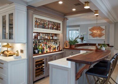Custom Liquor bar cabinet