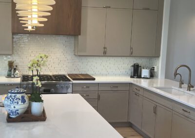 Lakefront Kitchen with Golf course Views. SubZero wine refrigeration and built in spice drawer pull outs.