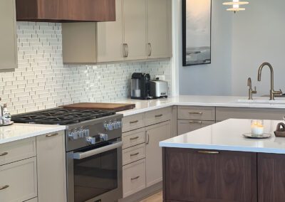 Palm Beach Kitchen on Luxury Lakefront with Golf course Views. SubZero wine refrigeration and built in spice drawer pull outs.