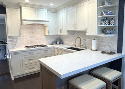 new dove white kitchen cabinets - custom kitchen design